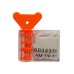 Антимагнитная номерная пломба АМ-ТФ (DUAL), оранжевый
