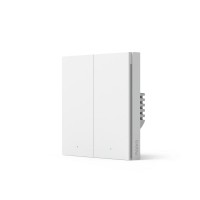 Умный настенный выключатель AQARA H1 EU (без нейтрали, 2 клавиши), модель WS-EUK02