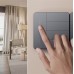 AQARA Умный настенный выключатель Z1 Pro (1 клавиша), цвет: серый, модель ZNQBKG42LM_gr