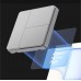 AQARA Умный настенный выключатель Z1 Pro (2 клавиши), цвет: серый, модель ZNQBKG43LM_gr