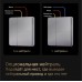 AQARA Умный настенный выключатель Z1 Pro (4 клавиши), цвет: серый, модель ZNQBKG45LM_gr
