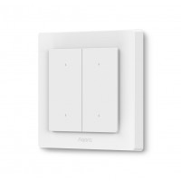 Умный выключатель Aqara Light Switch H2 EU (2 клавиши), цвет белый